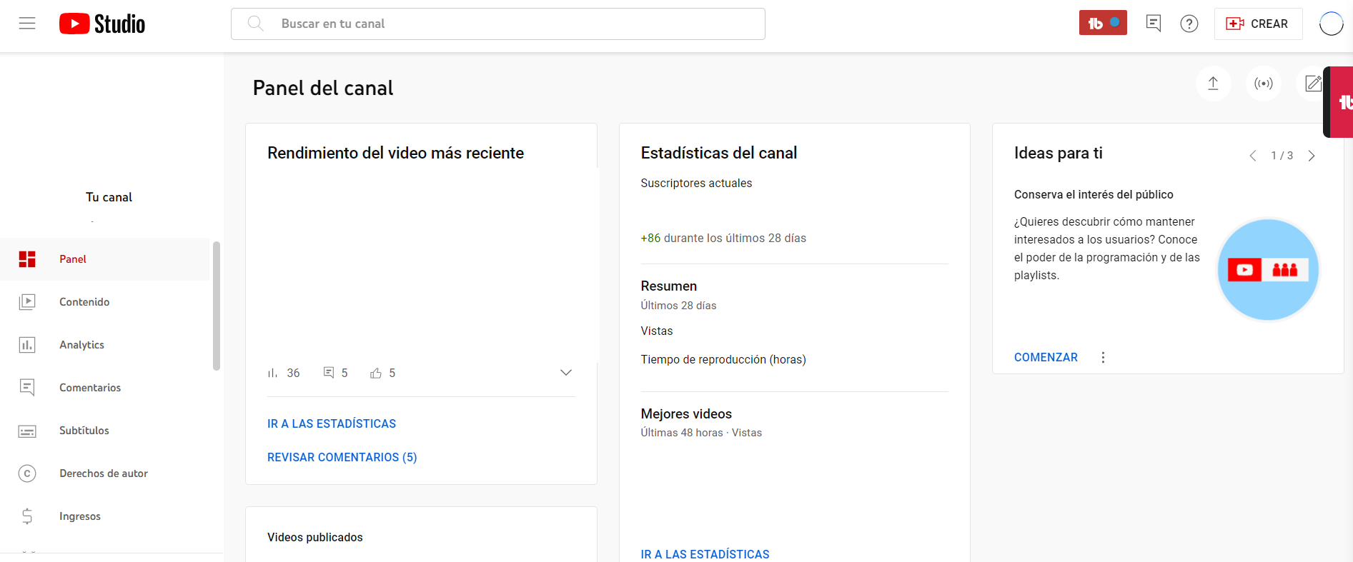 Subir y publicar un vídeo en YouTube