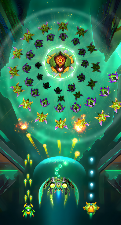 Videojuego WindWings Space Shooter
