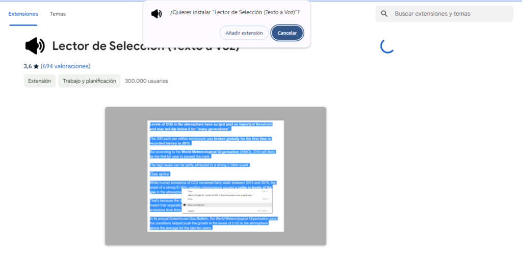 Cómo escuchar una página web