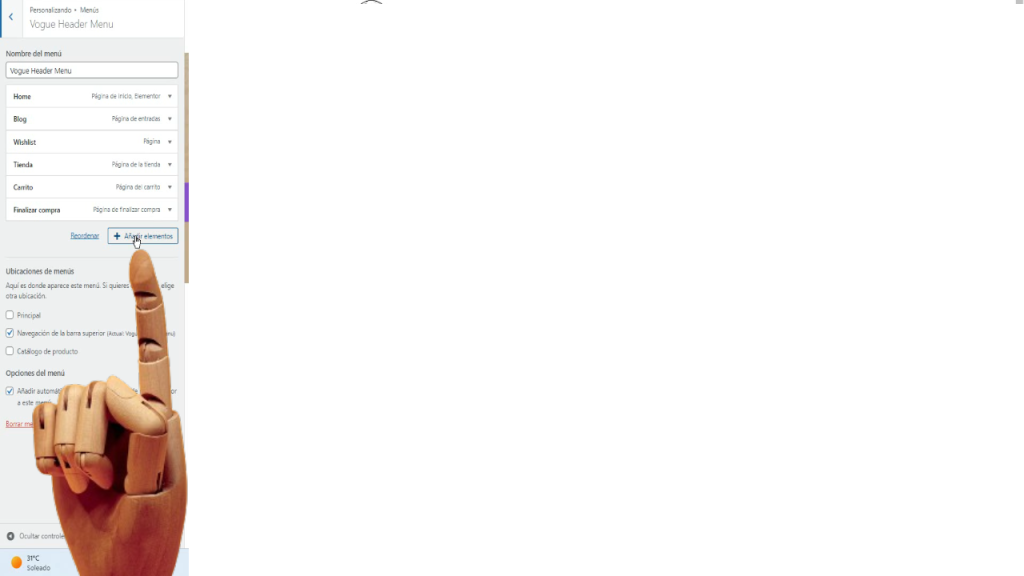 Añadir una categoría de producto en WordPress