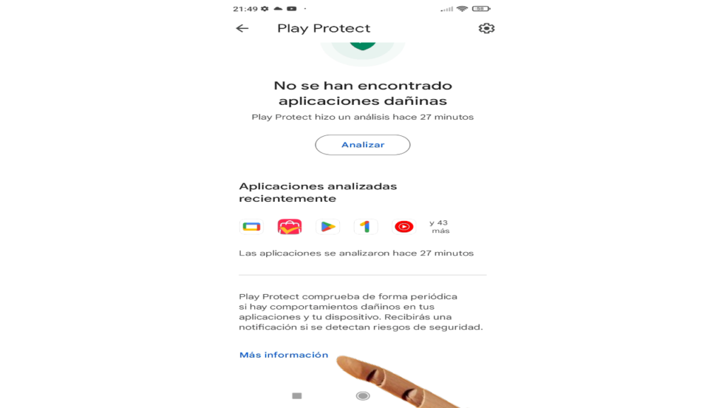 Analizar aplicaciones con Google Play Protect