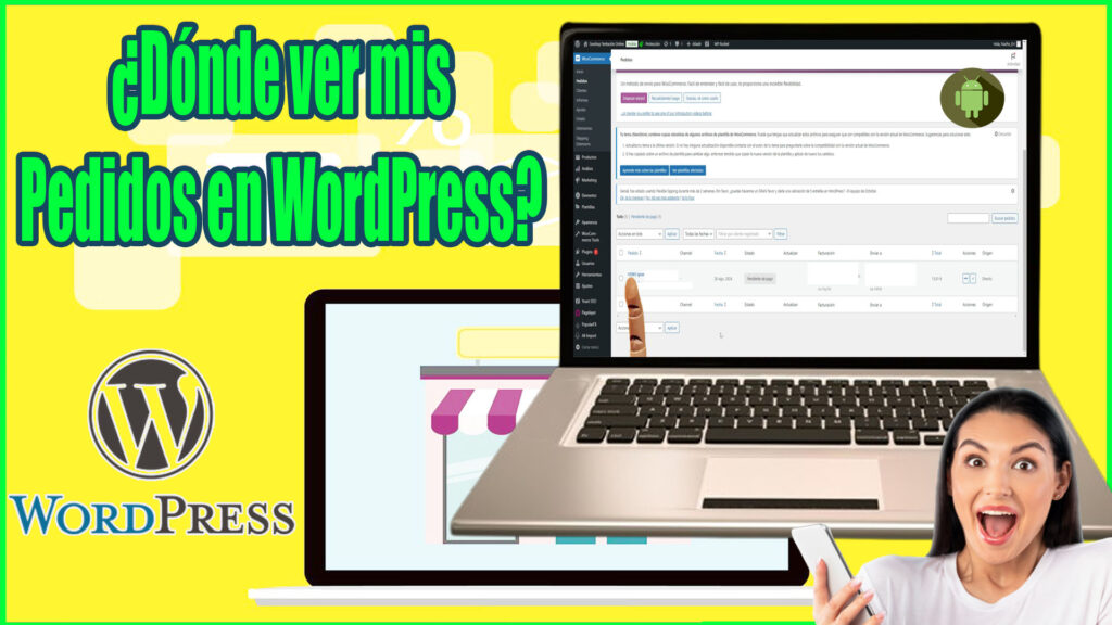 ¿Dónde ver los pedidos en WordPress?