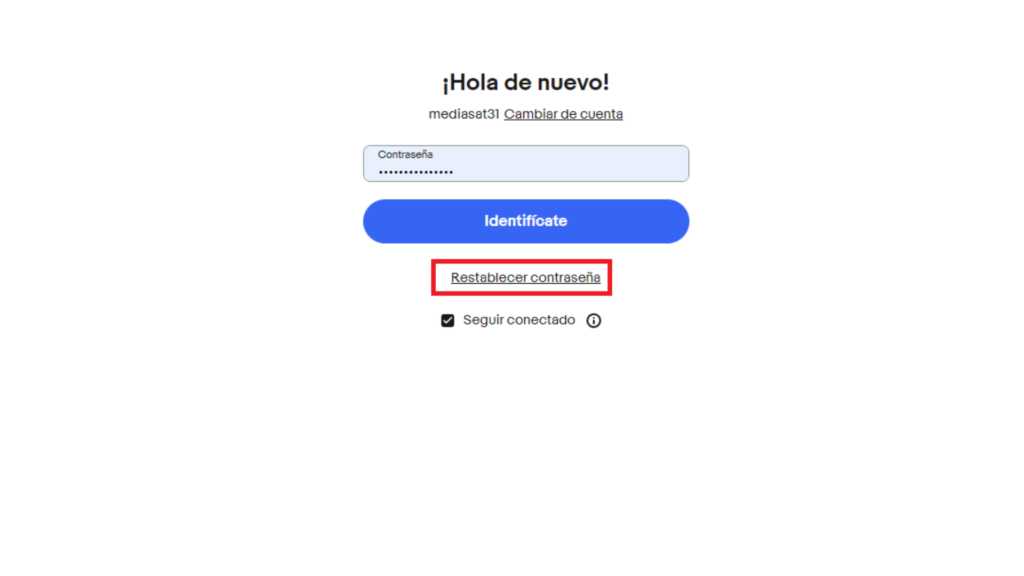 No puedo verificar mi número en eBay