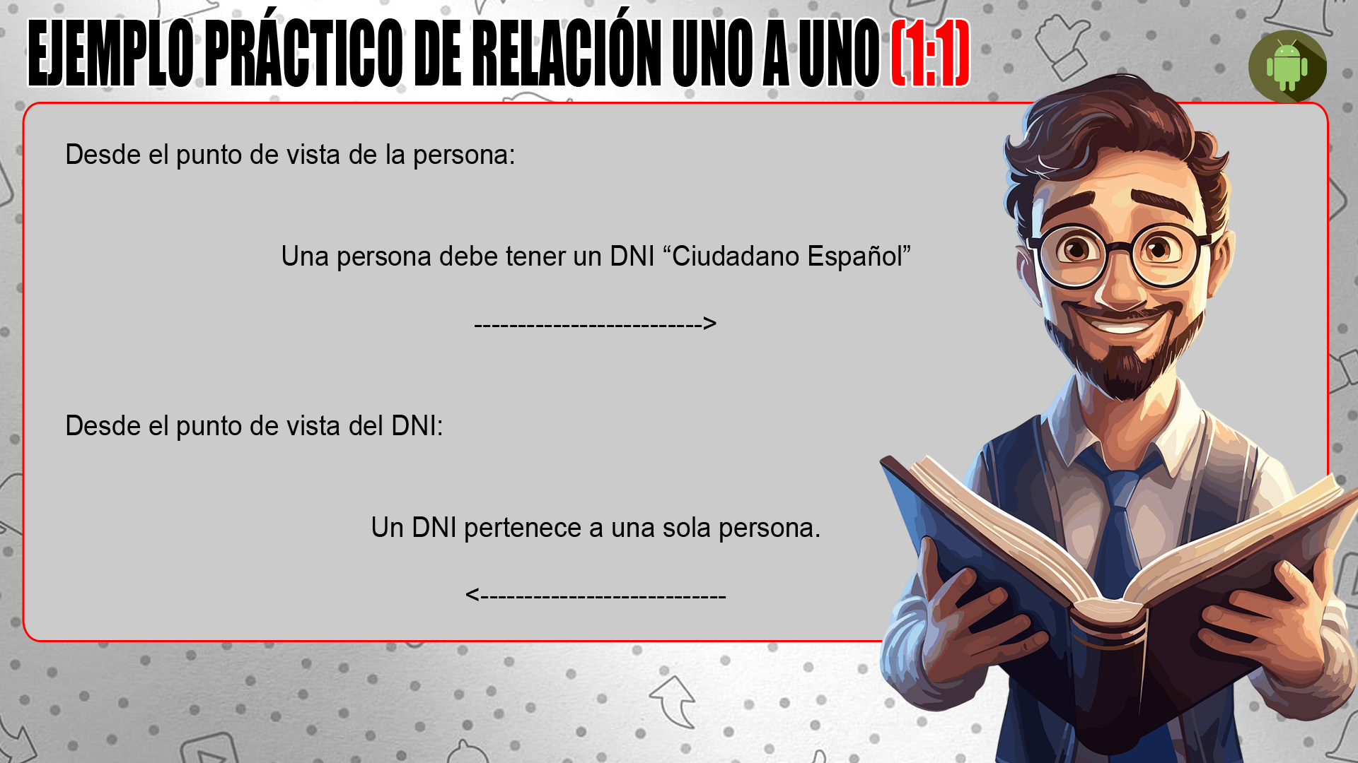 Relación 1 a 1 en bases de datos