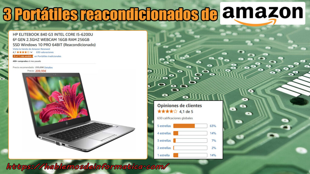Portátiles reacondicionados de Amazon 19 marzo 2025