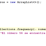 Cómo contar elementos repetidos en una lista en Java usando Collections.frequency