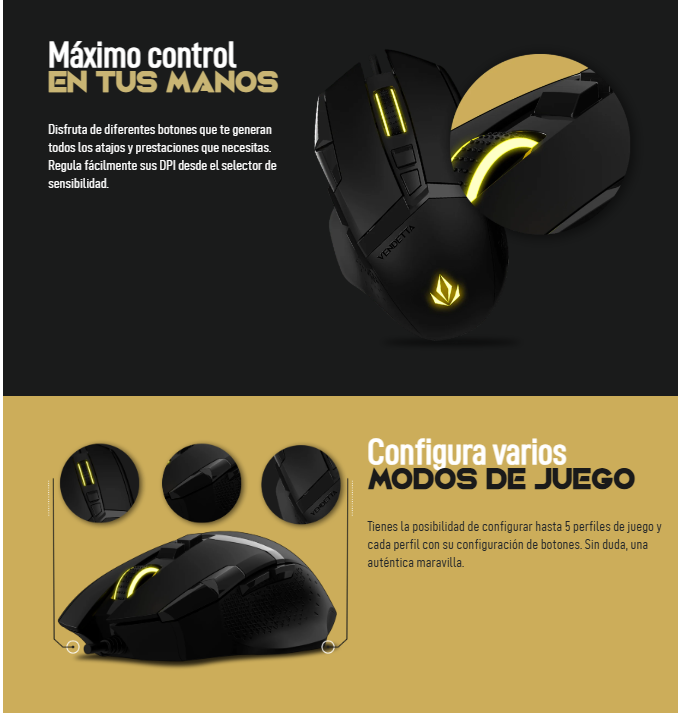 Uno de los ratones gaming más vendidos de PcComponentes baja hasta los 34,99 euros