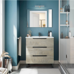 aniversario con un espectacular descuento en este mueble de baño con lavabo Lea