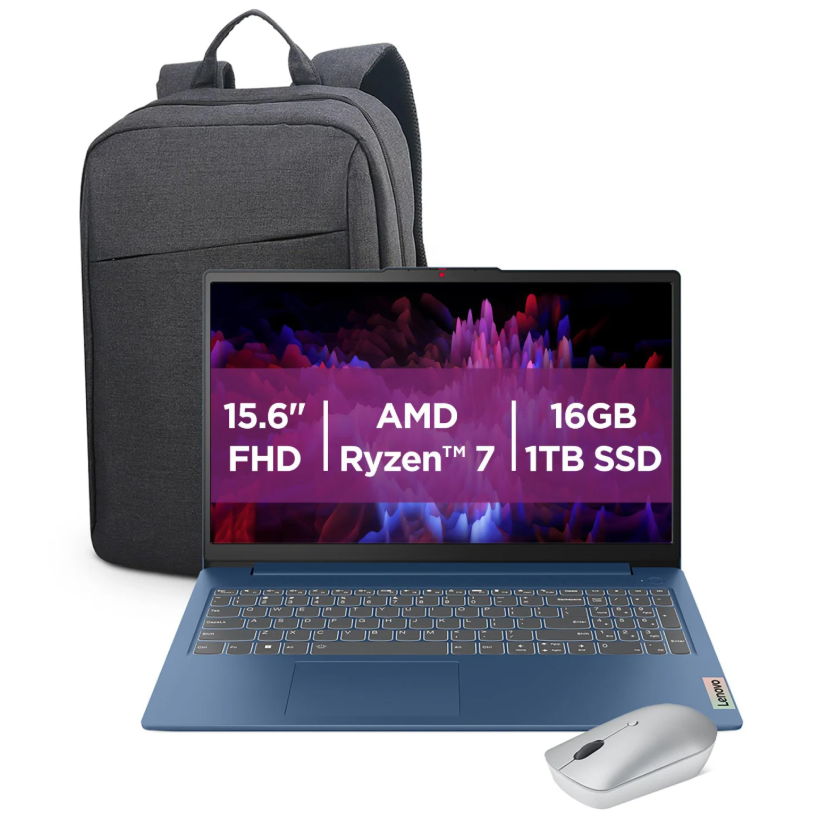 Lenovo IdeaPad Slim 3 en oferta en Carrefour: portátil con Ryzen 7, 16 GB de RAM y 1 TB SSD por 628,15 € hasta el 13 de julio de 2026
