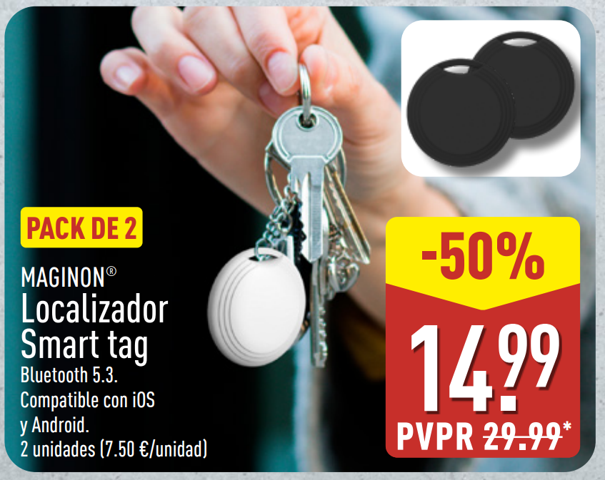 ALDI tiene el truco para no volver a perder las llaves: un localizador Smart Tag por solo 14,99 euros