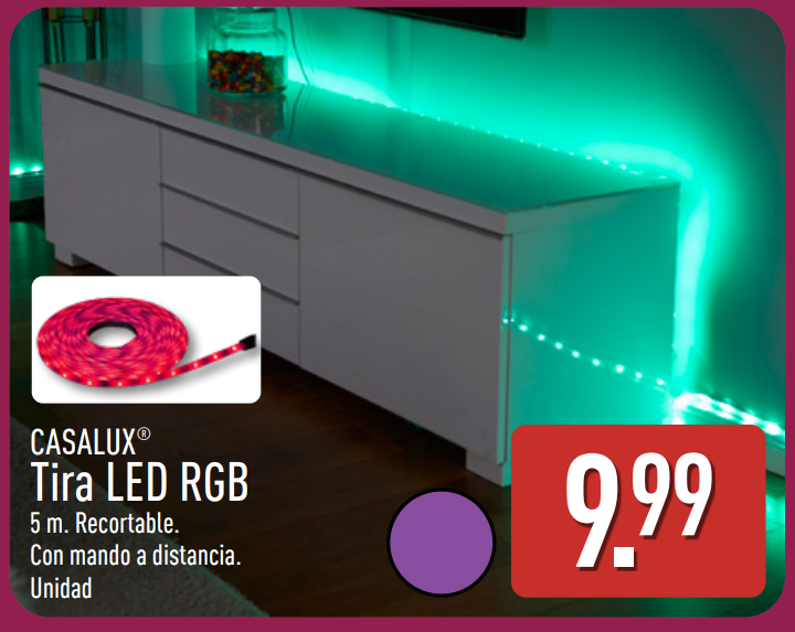 El precio anunciado es de 9,99 euros por unidad. La imagen promocional no especifica la duración de la oferta ni las existencias disponibles, por lo que conviene consultar el folleto y comprobar la disponibilidad en el supermercado.